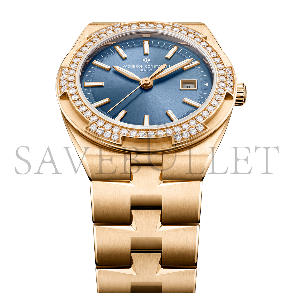 vacheron Co*sta*t*n overseas quartz 33 mm pink gold watch 1225v/200r-h015